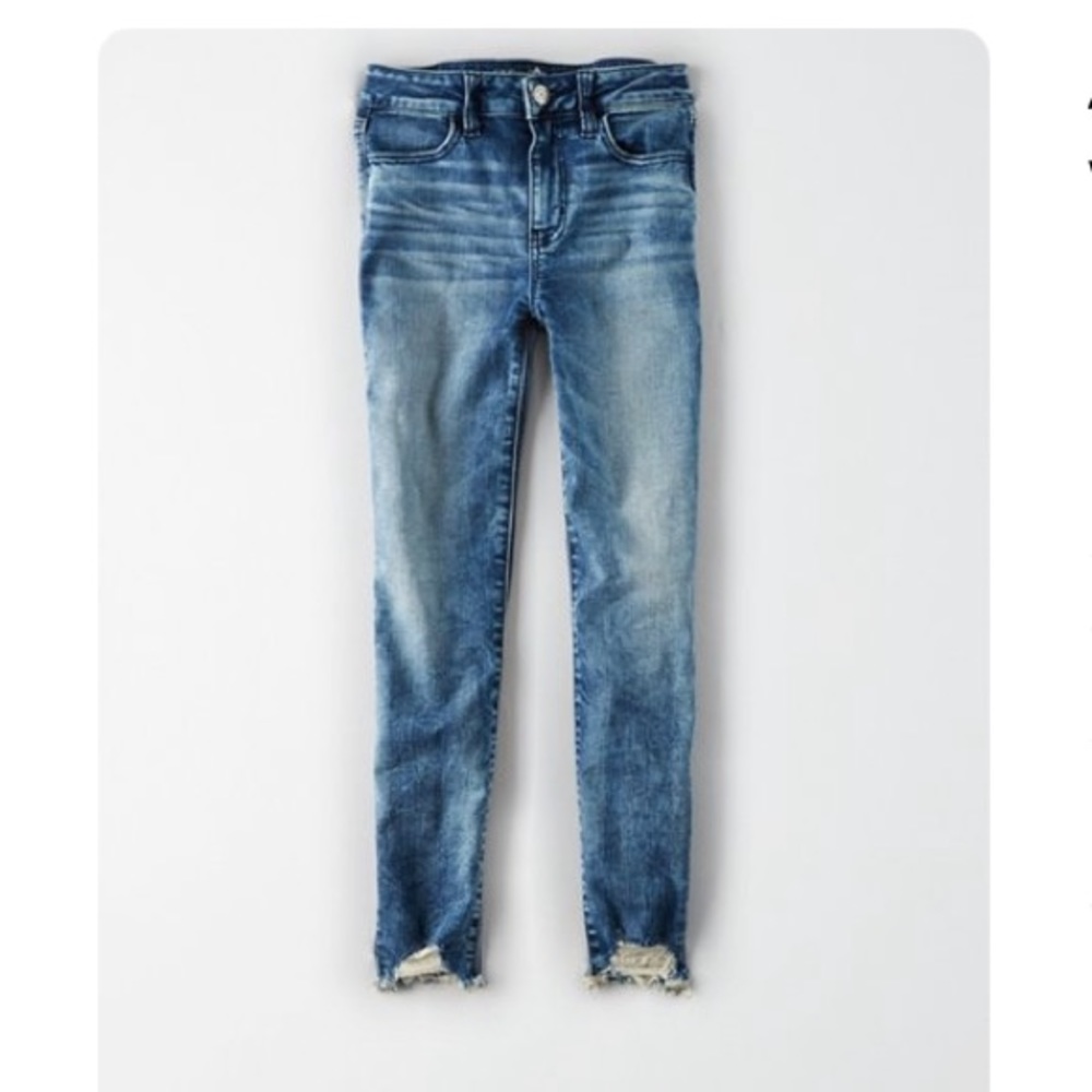 AE 360 Ne(x)t Level Stretch High Waisted Jegging Crop, Size 4